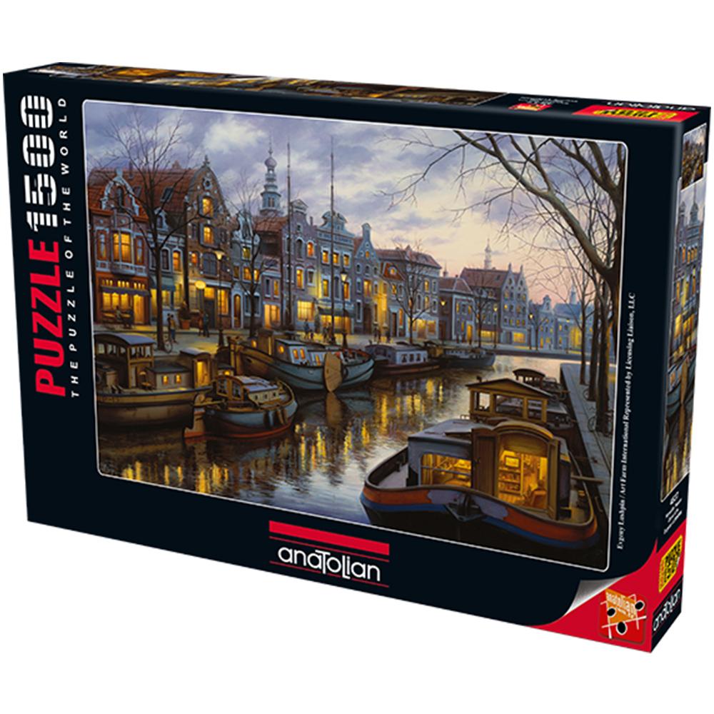 Anatolian 1500 Parça Puzzle Kanalda Yaşam