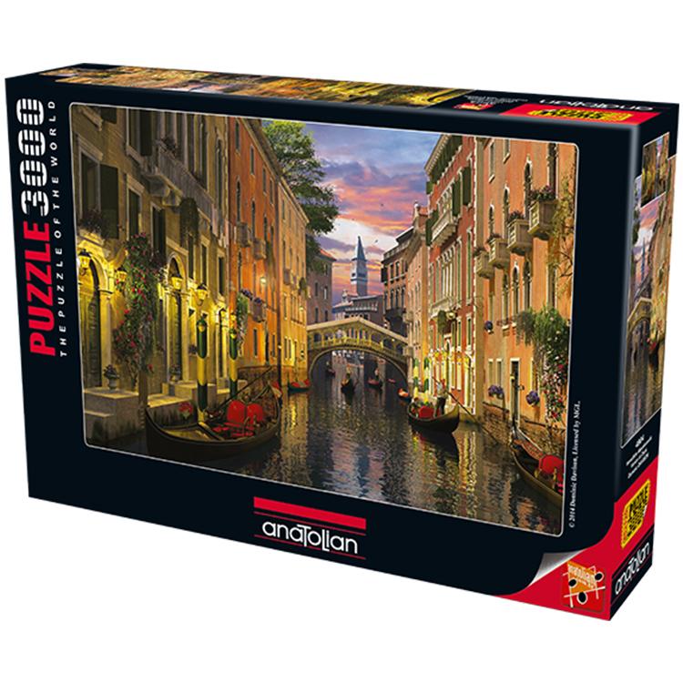 Anatolian 3000 Parça Puzzle Venedik’te Alacakaranlık