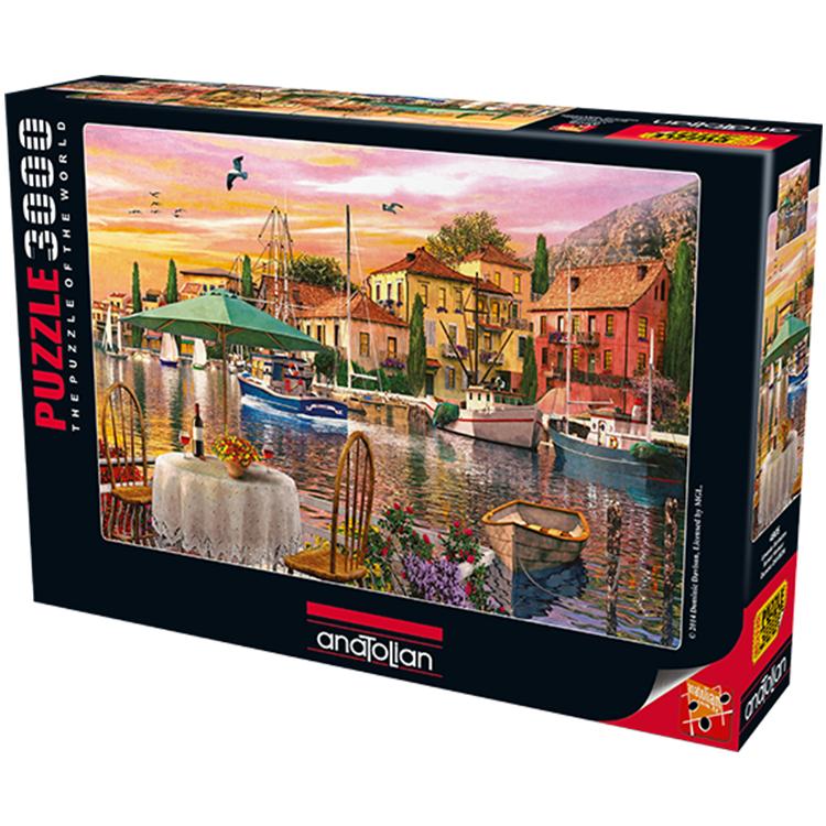 Anatolian 3000 Parça Puzzle Limanda Günbatımı