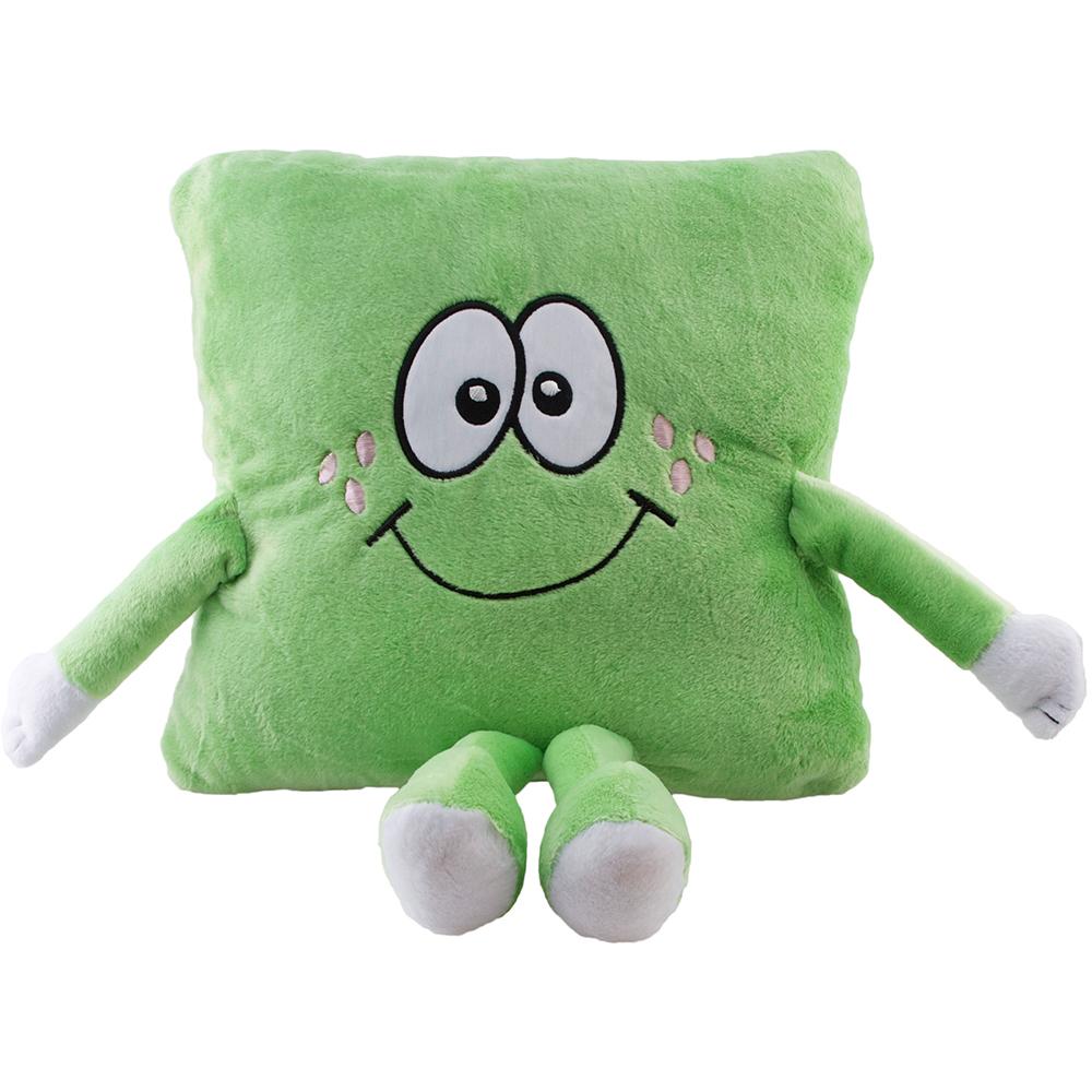 Kollu Bacaklı Peluş Yastık Yeşil