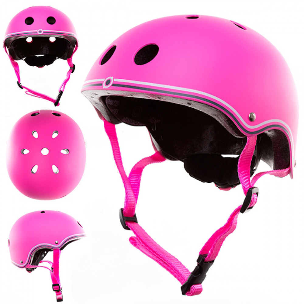 Globber Helmet Junior - Pembe Kask