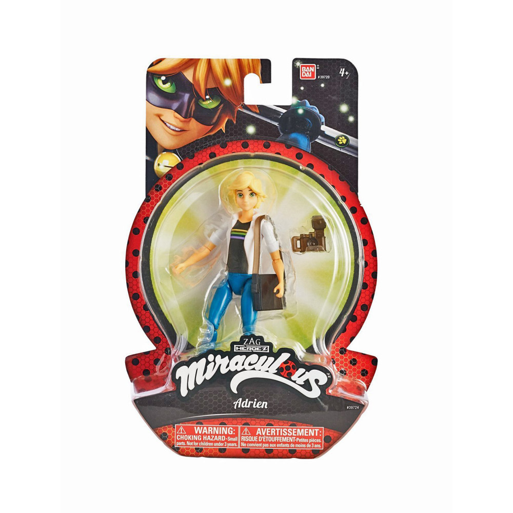 Zag Heroez Miraculous Uğur Böceği Adrien Figür Oyuncak 15 Cm