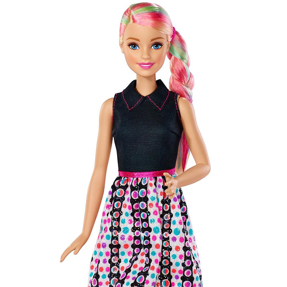 Barbie Renkli Saçlar Oyun Seti