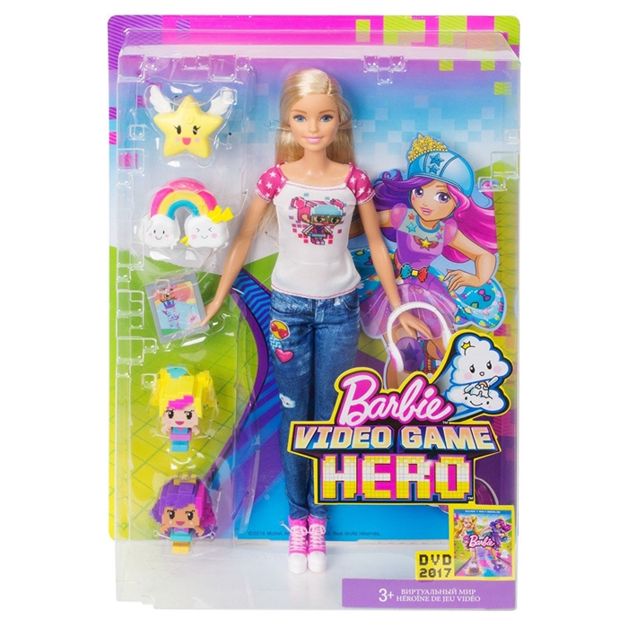 Barbie Video Oyunu Kahramanı Barbie Model Bebek