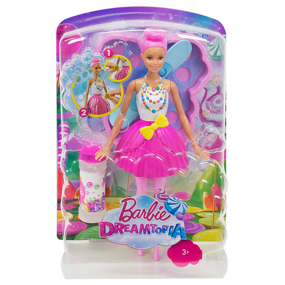 Barbie Baloncuk Perileri Pembe Saçlı DVM95