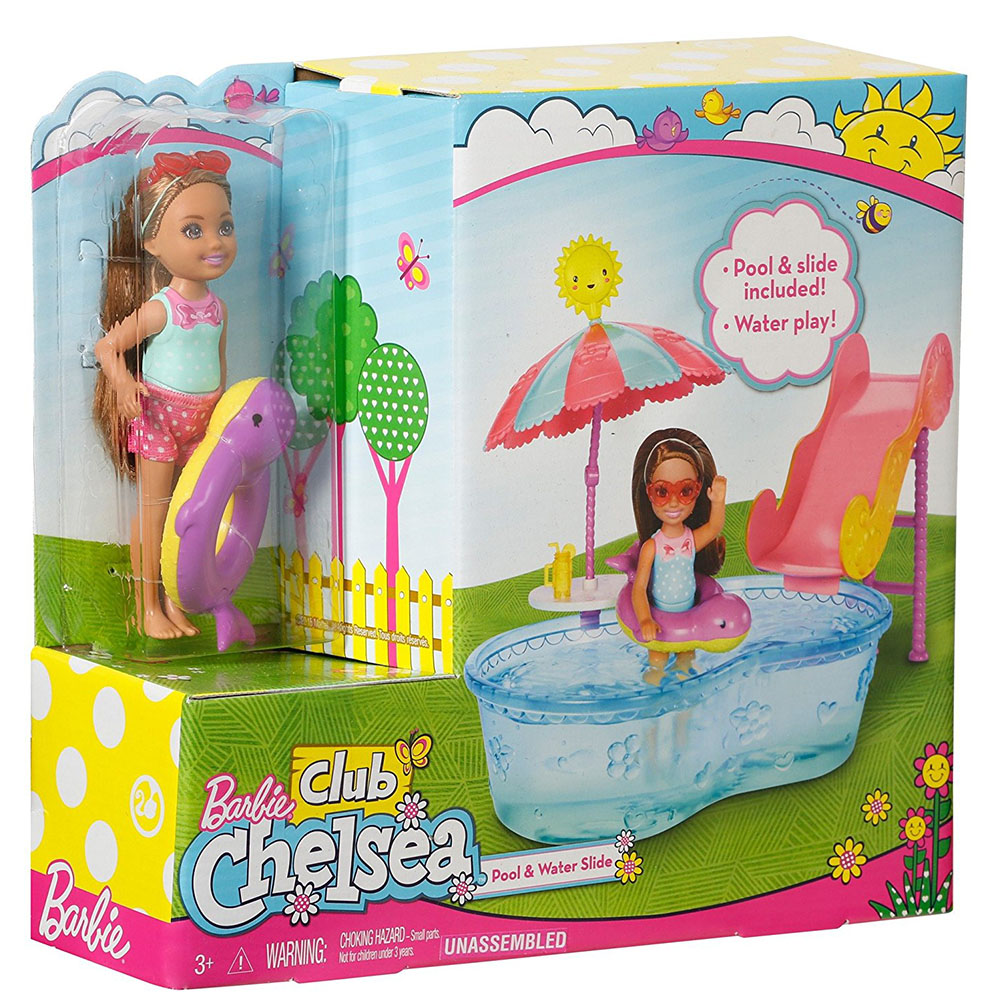 Barbie Chelsea ile Eğleniyoruz Havuz Oyun Seti