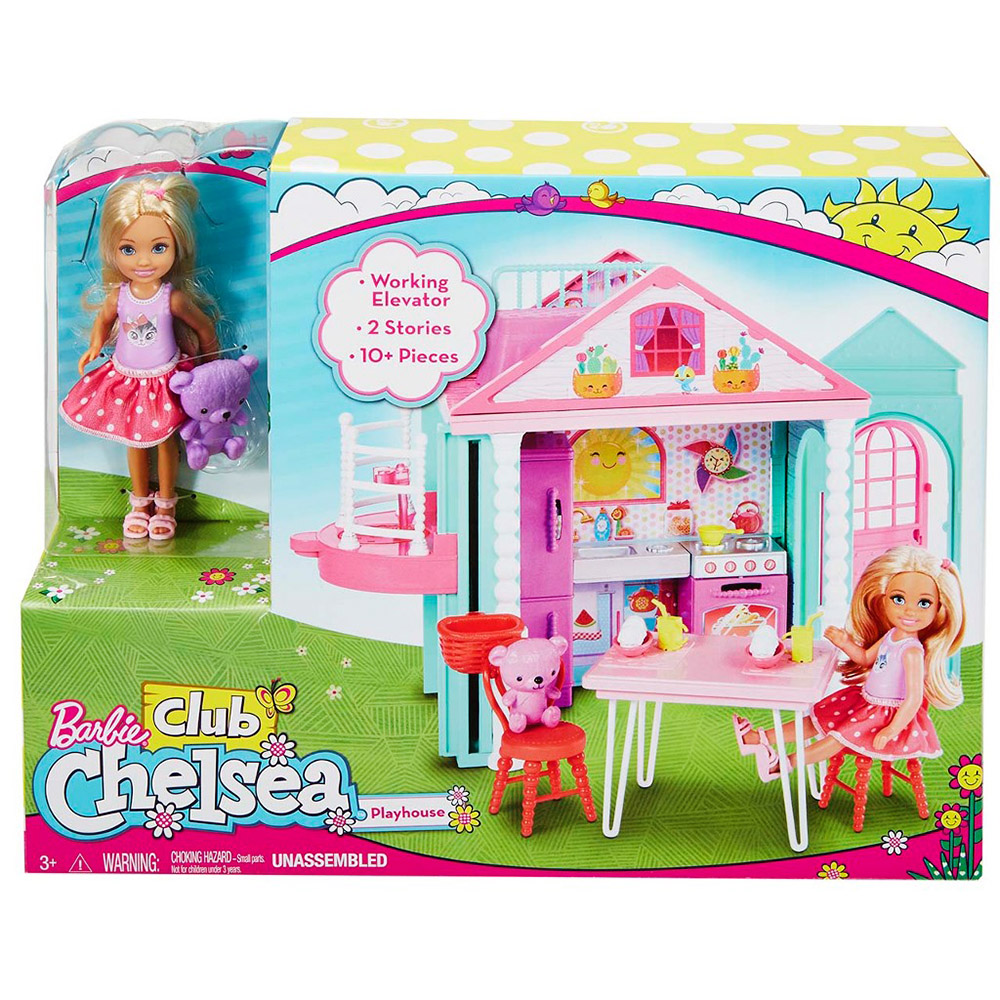 Barbie Chelsea'nin İki Katlı Evi Oyun Seti