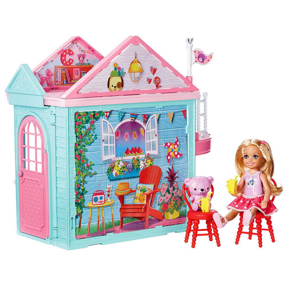 Barbie Chelsea'nin İki Katlı Evi Oyun Seti