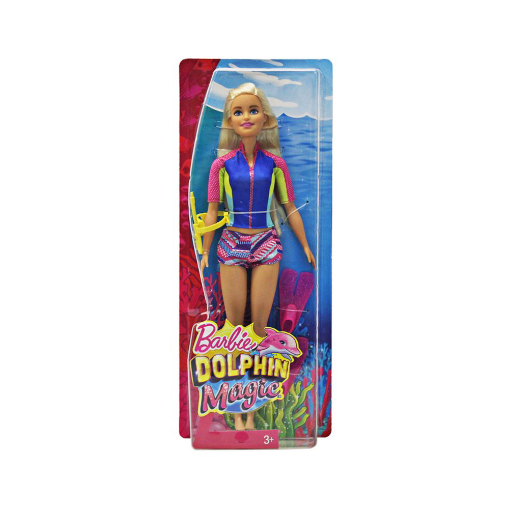 Barbie Sihirli Yunuslar Yüzücü Model Bebek