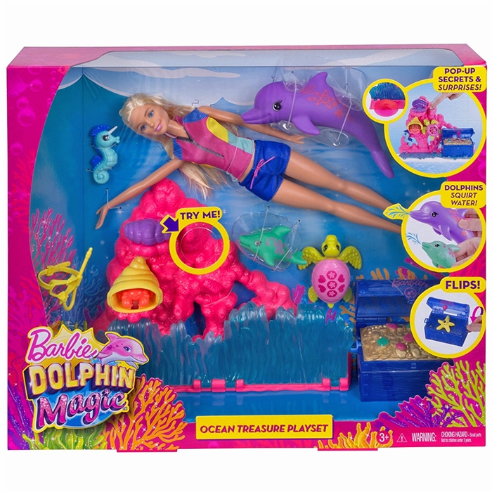 Barbie Sihirli Yunuslar Okyanus Harikaları Oyun Seti