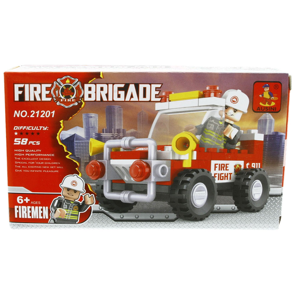 Ausini 58 Parça İtfaiye Seti 21201