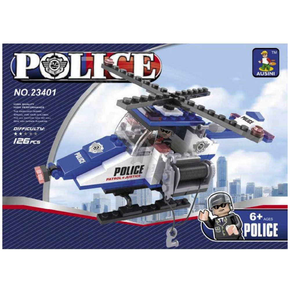 Ausini 126 Parça Polis Seti 23401