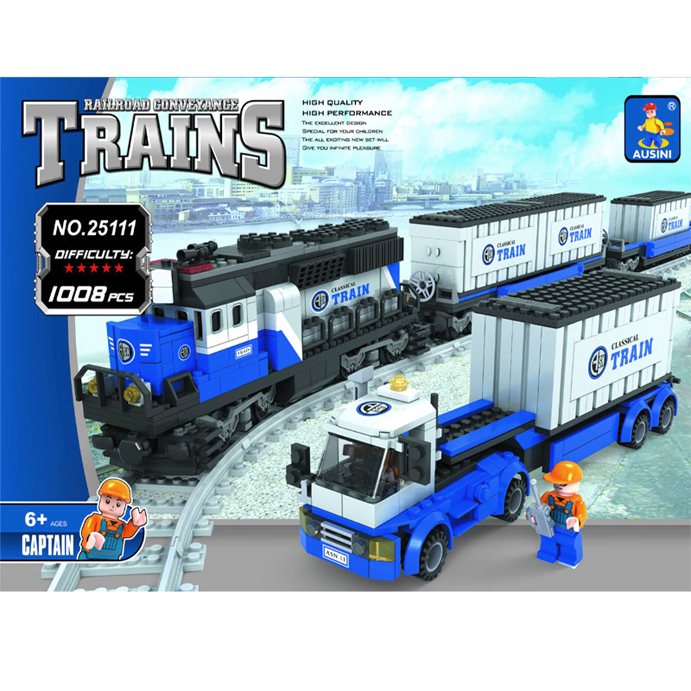 Ausini 1008 Parça Tren Seti 25111