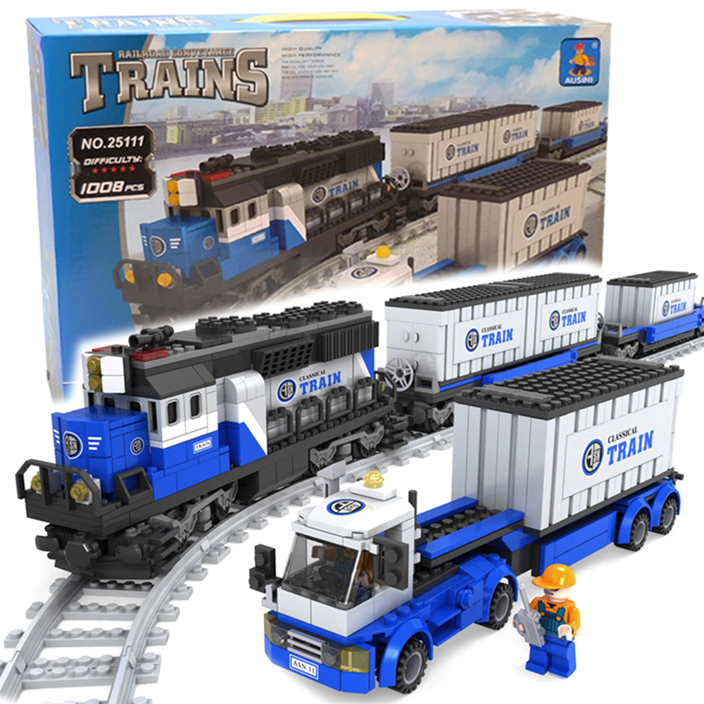 Ausini 1008 Parça Tren Seti 25111