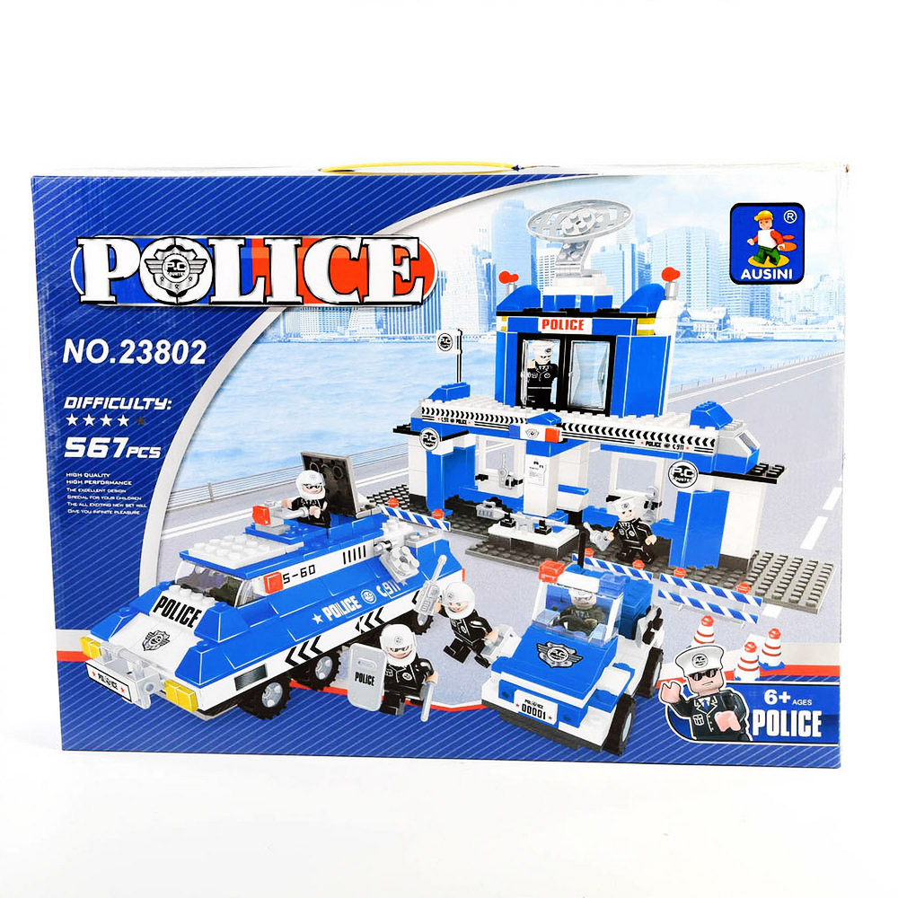 Ausini 567 Parça Polis Seti 23802