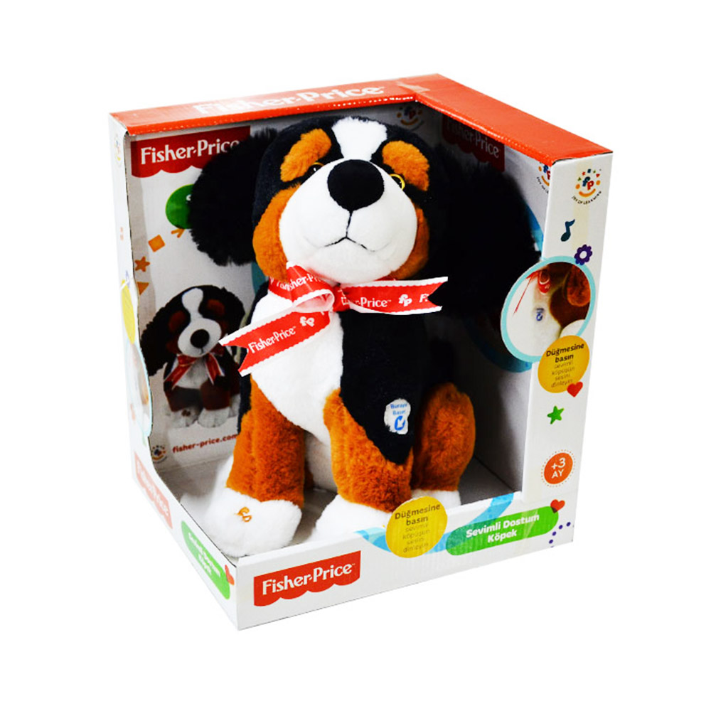 Fisher Price Oturan Peluş Köpek Model 2