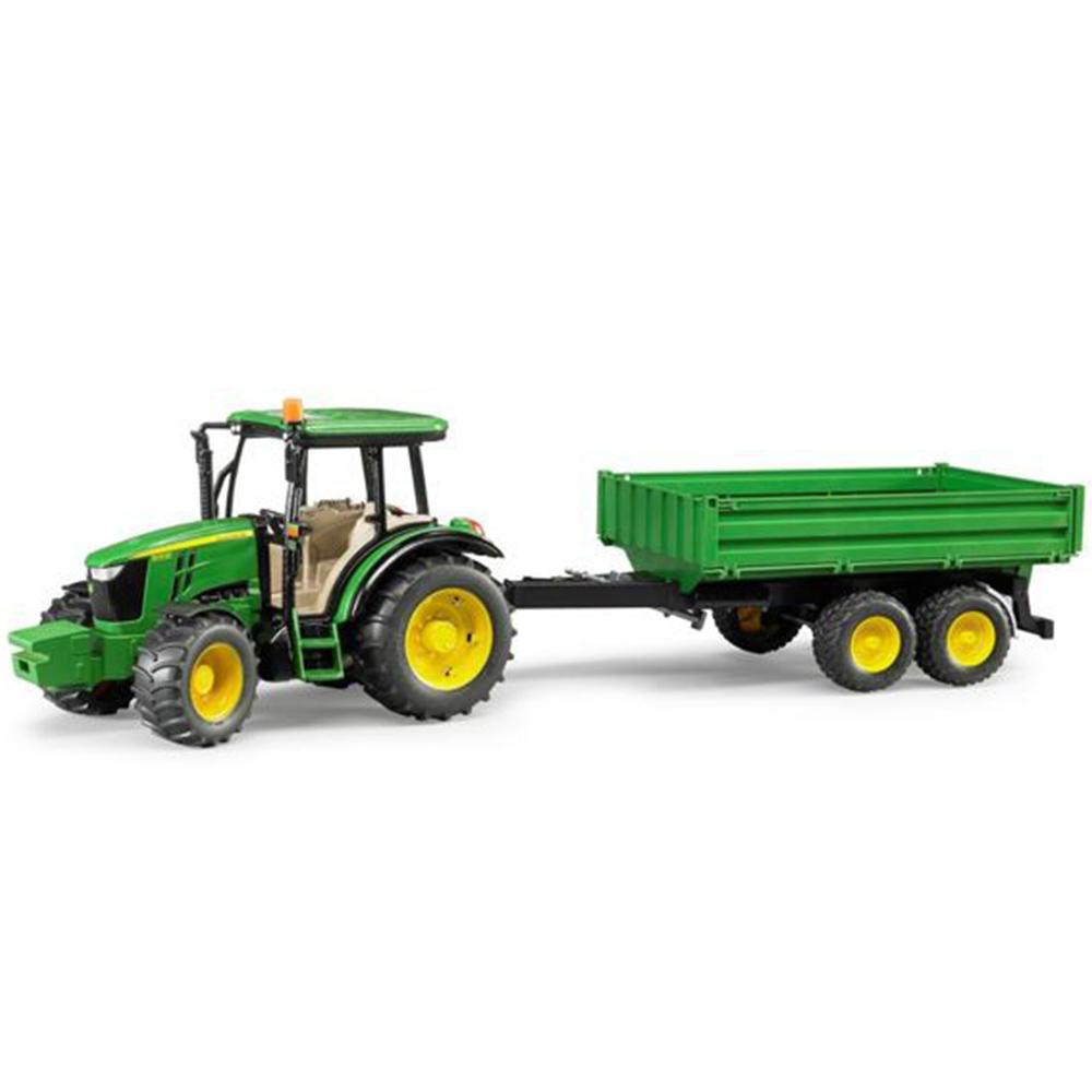 Bruder John Deere 5115M Traktor & Romork 2108