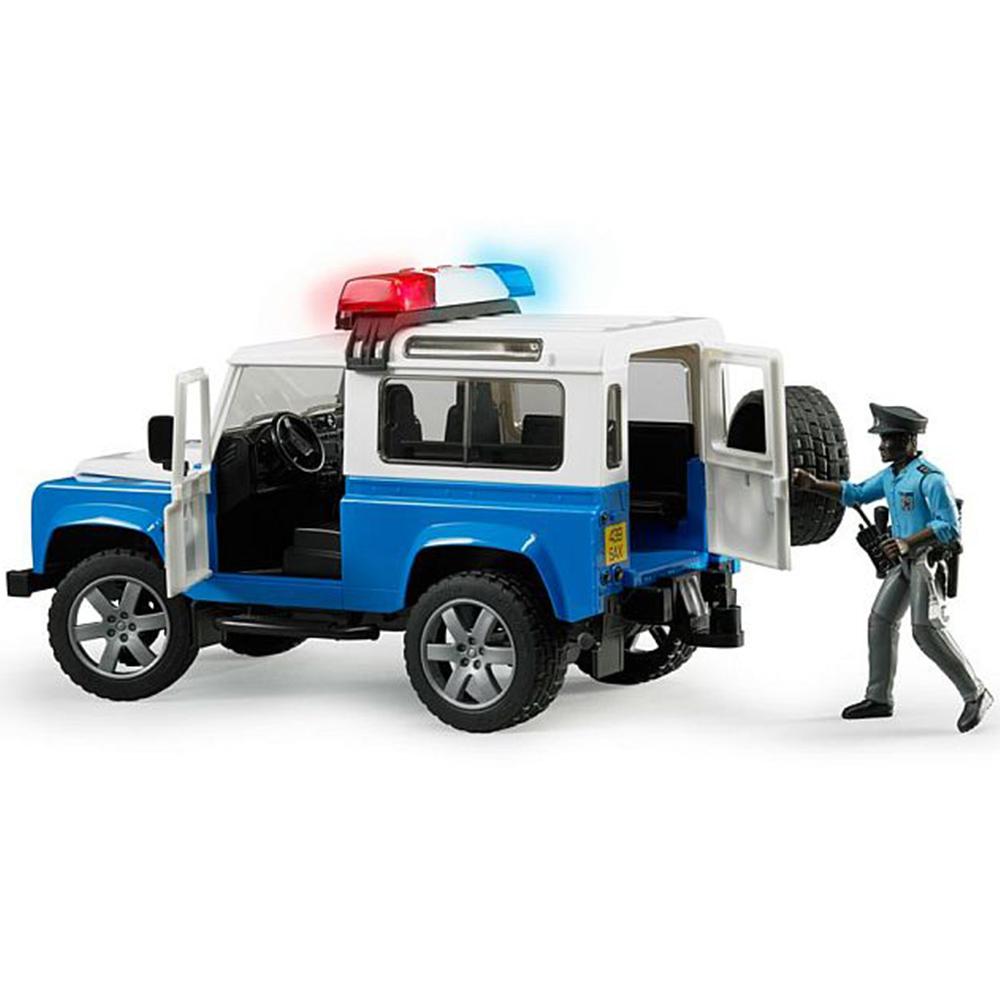 Bruder Land Rover Polis Aracı ve Memur