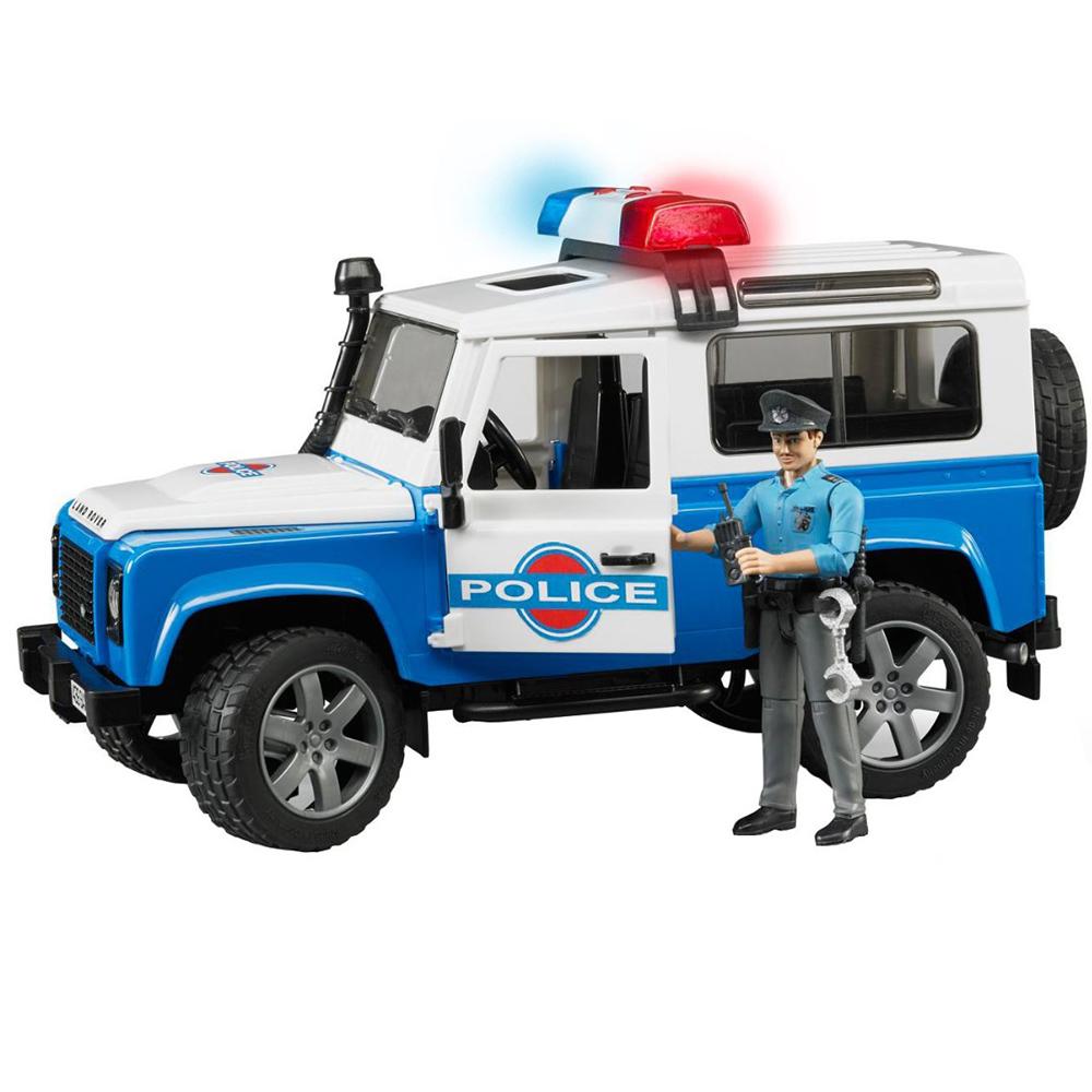 Bruder Land Rover Polis Aracı ve Memur