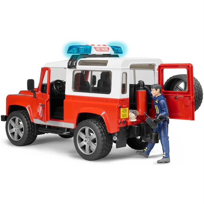 Bruder Land Rover İtfaiye Aracı ve İtfaiye Memuru