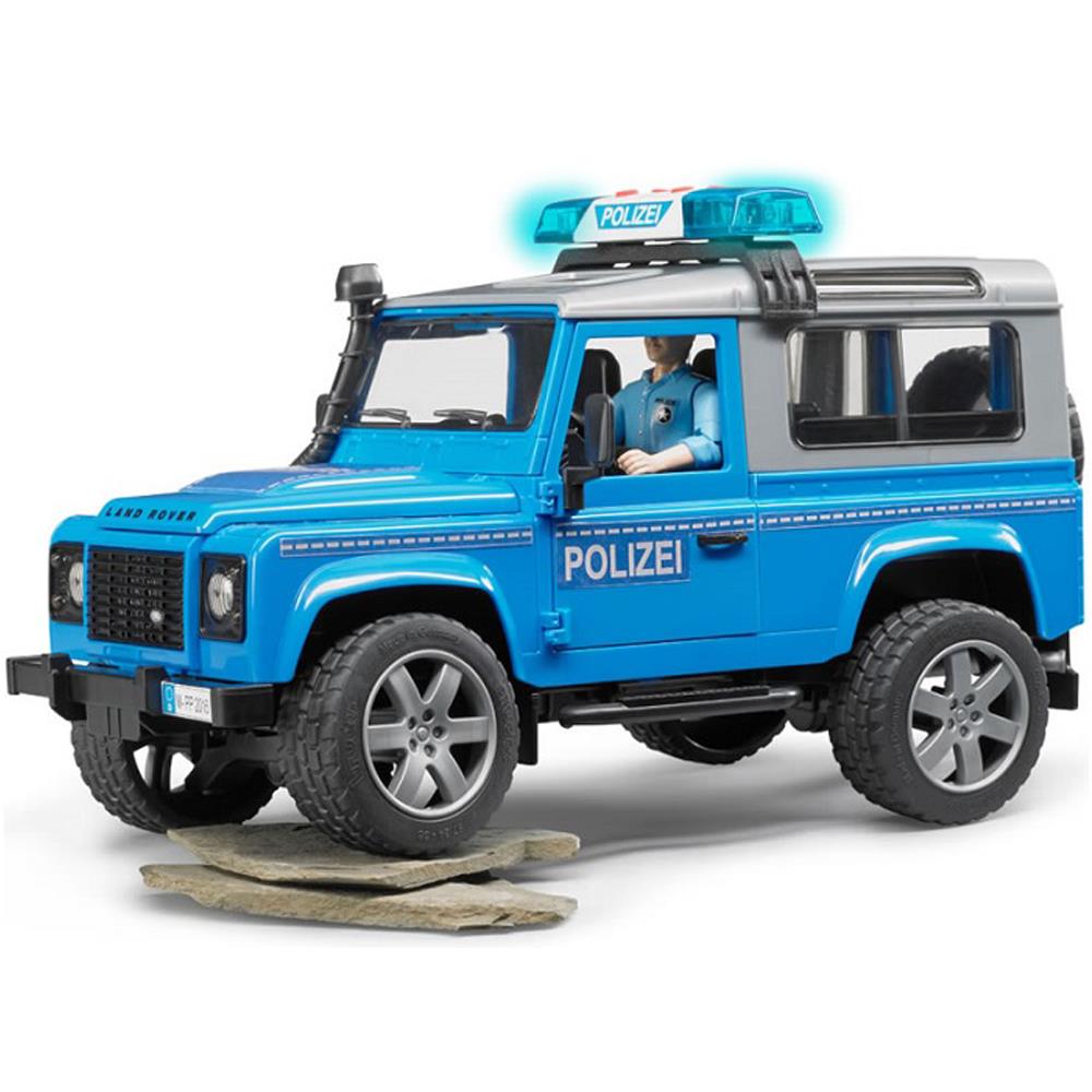Bruder Land Rover Polis Aracı ve Memur