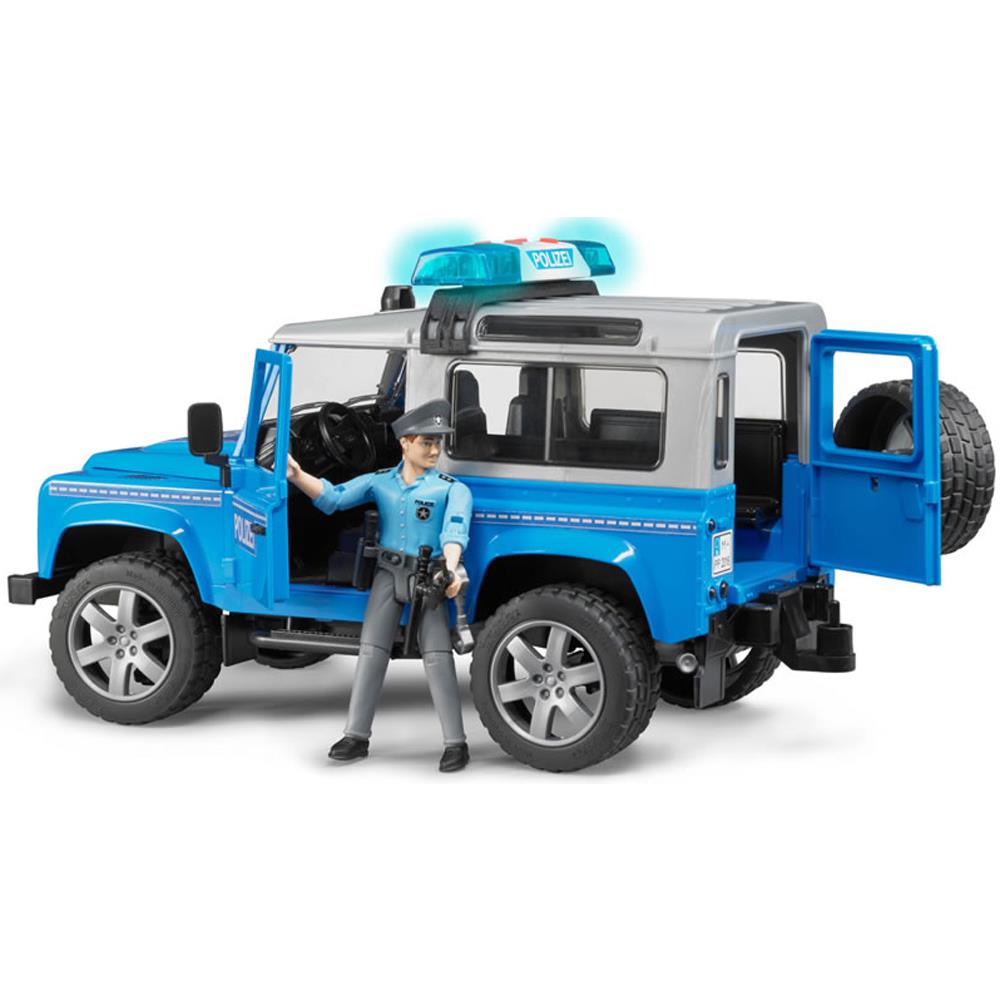 Bruder Land Rover Polis Aracı ve Memur