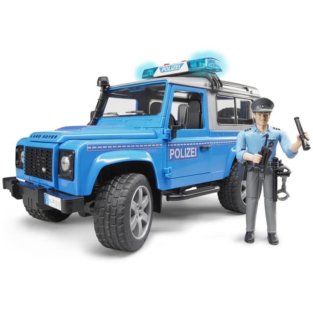 Bruder Land Rover Polis Aracı ve Memur