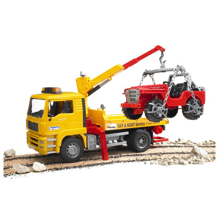 Bruder Man Araba Çekici & Jeep