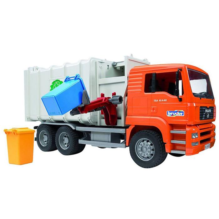 Bruder Man Yandan Aktarmalı Çöp Kamyonu