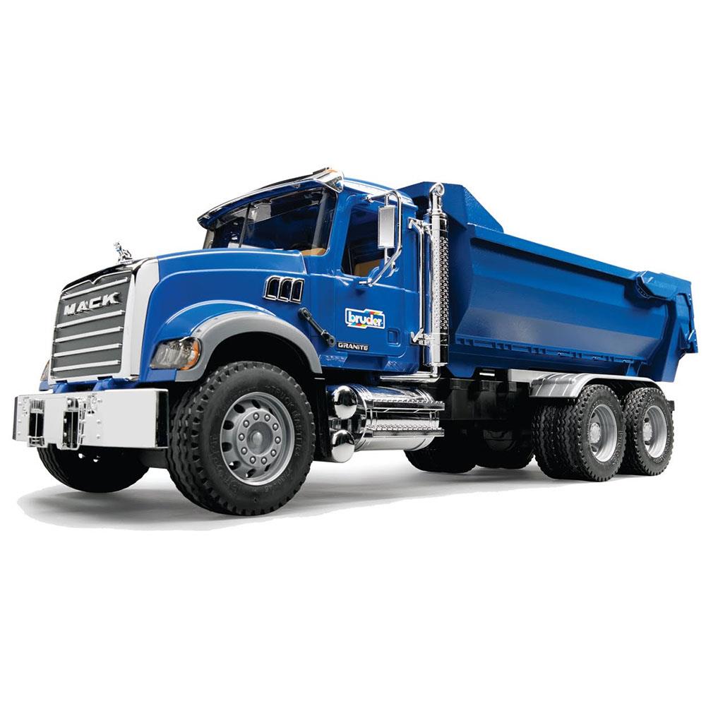 Bruder Mack Granite Damperli Kamyon - Mavi