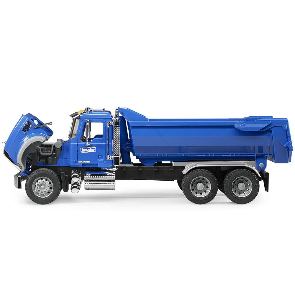 Bruder Mack Granite Damperli Kamyon - Mavi