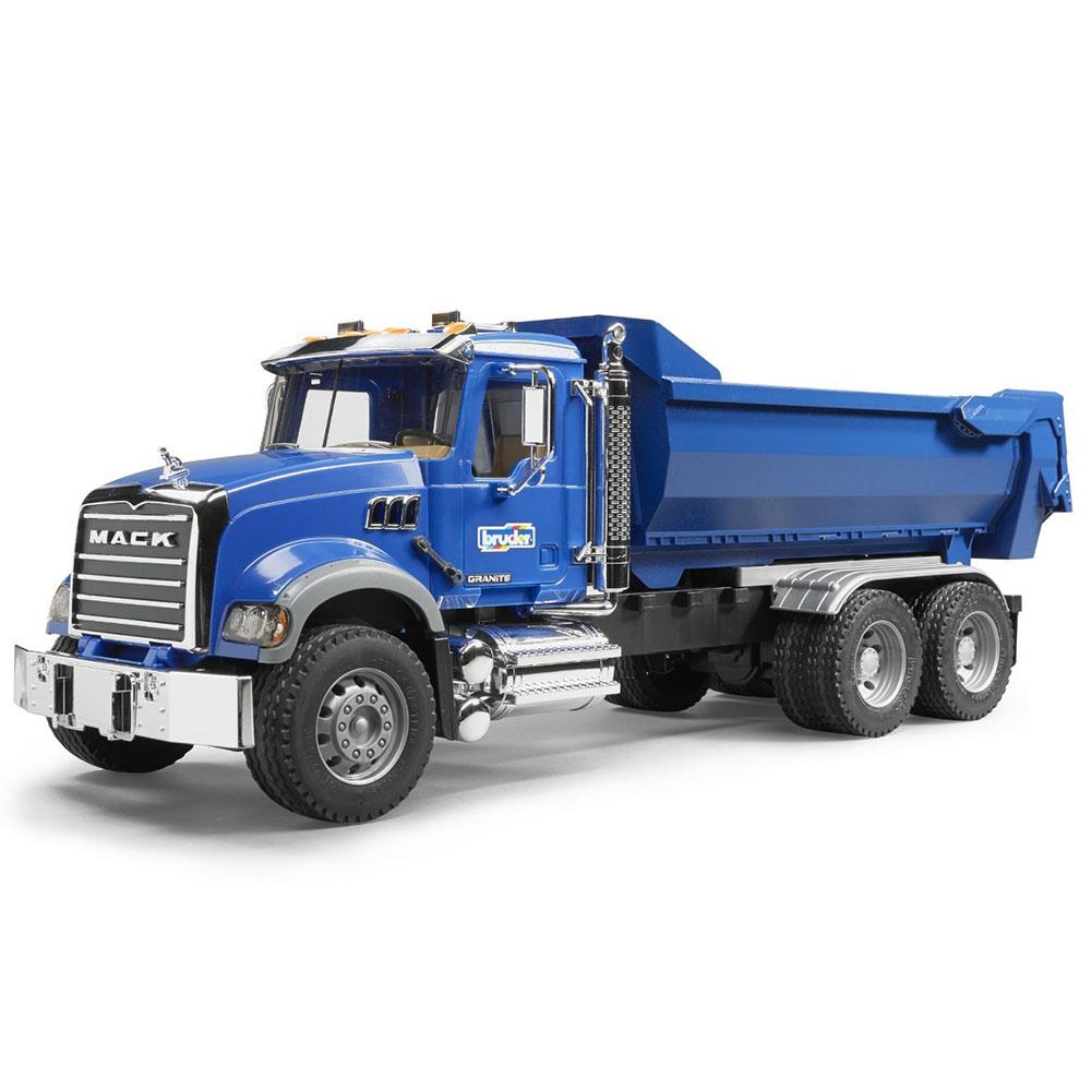 Bruder Mack Granite Damperli Kamyon - Mavi
