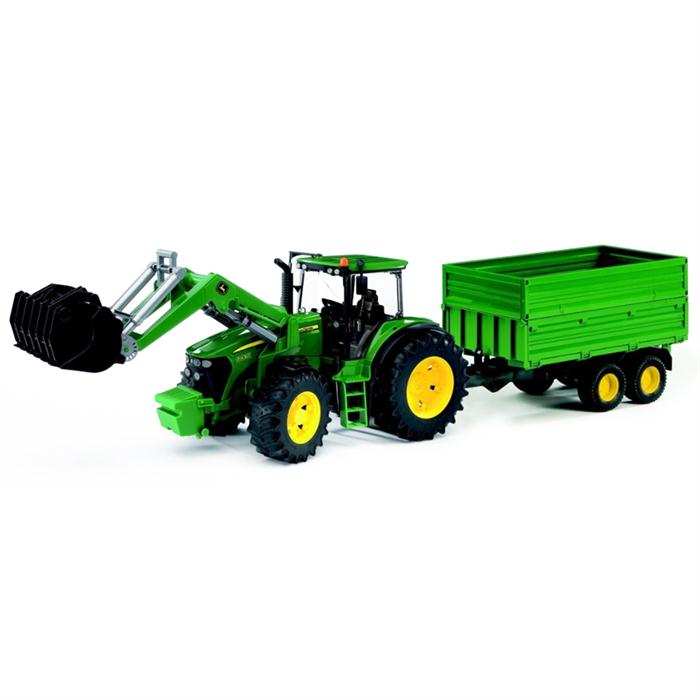 Bruder Jhon Dere 7930 Kepçeli Traktör – Römork İş Makınası