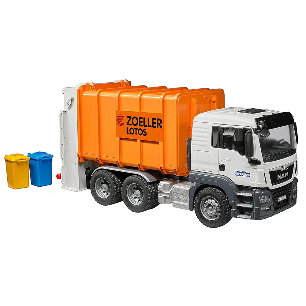 Bruder MAN TGS Çöp Kamyonu Turuncu