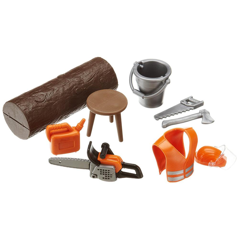 Bruder Ağaç İşleme Ekipmanları ve Orman İşçisi