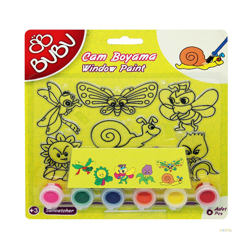 Cam Boyama Seti 6'lı