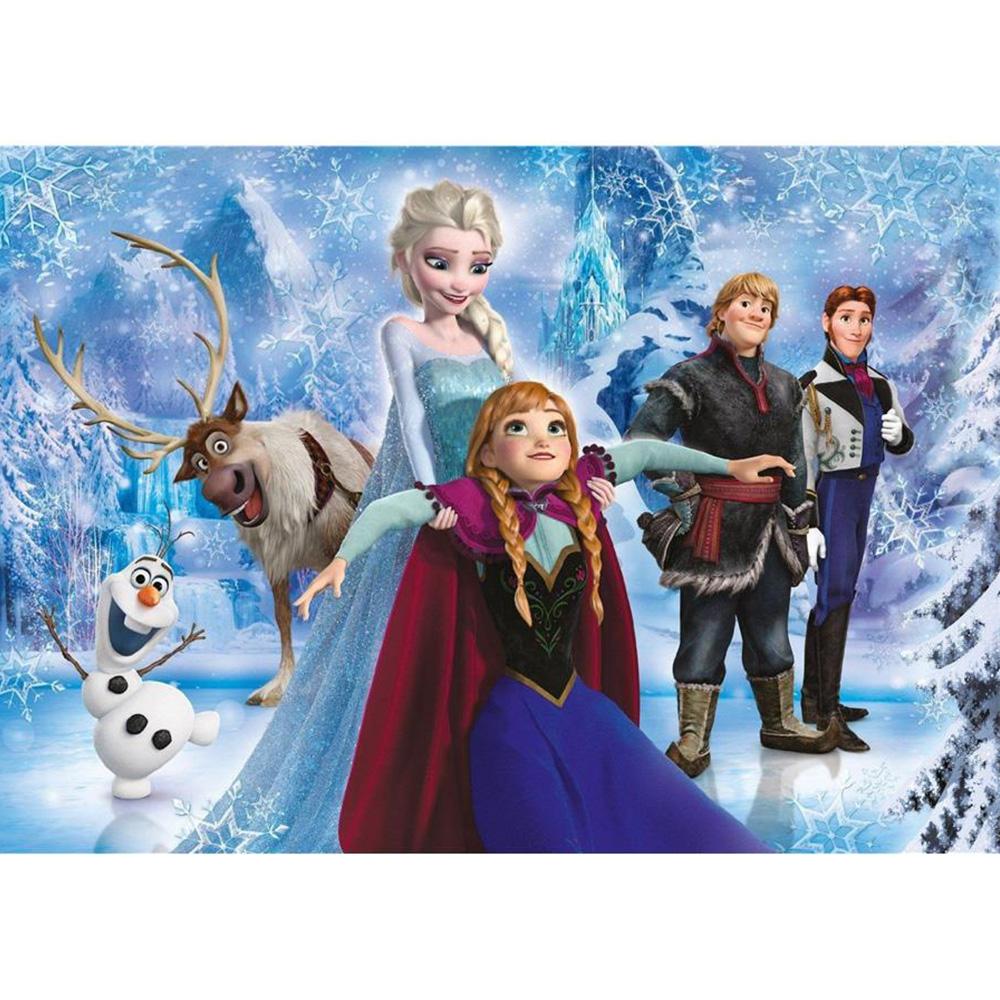 Clementoni 104 Parça Çocuk Puzzle Brilliant Frozen