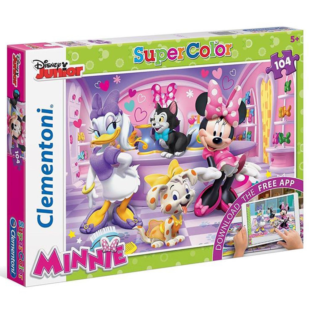 Clementoni Disney Junior Minnie 104 Parça Çocuk Puzzle