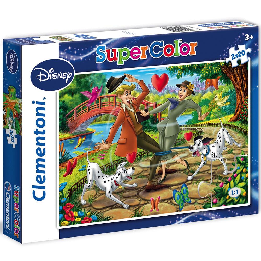 Clementoni Çocuk Puzzle 2X20 Parça Disney Classic