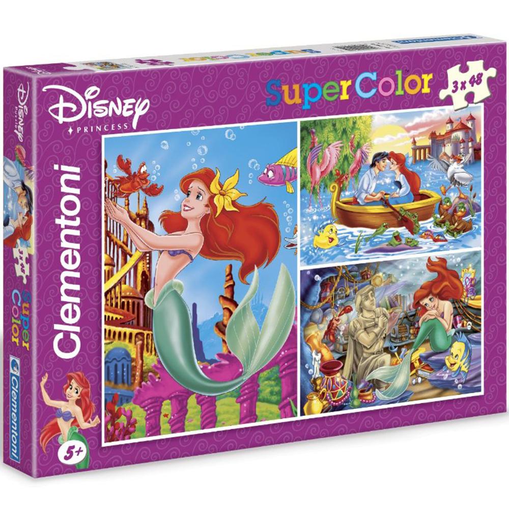 Clementoni Çocuk Puzzle Deniz Kızı 3x48 Parça