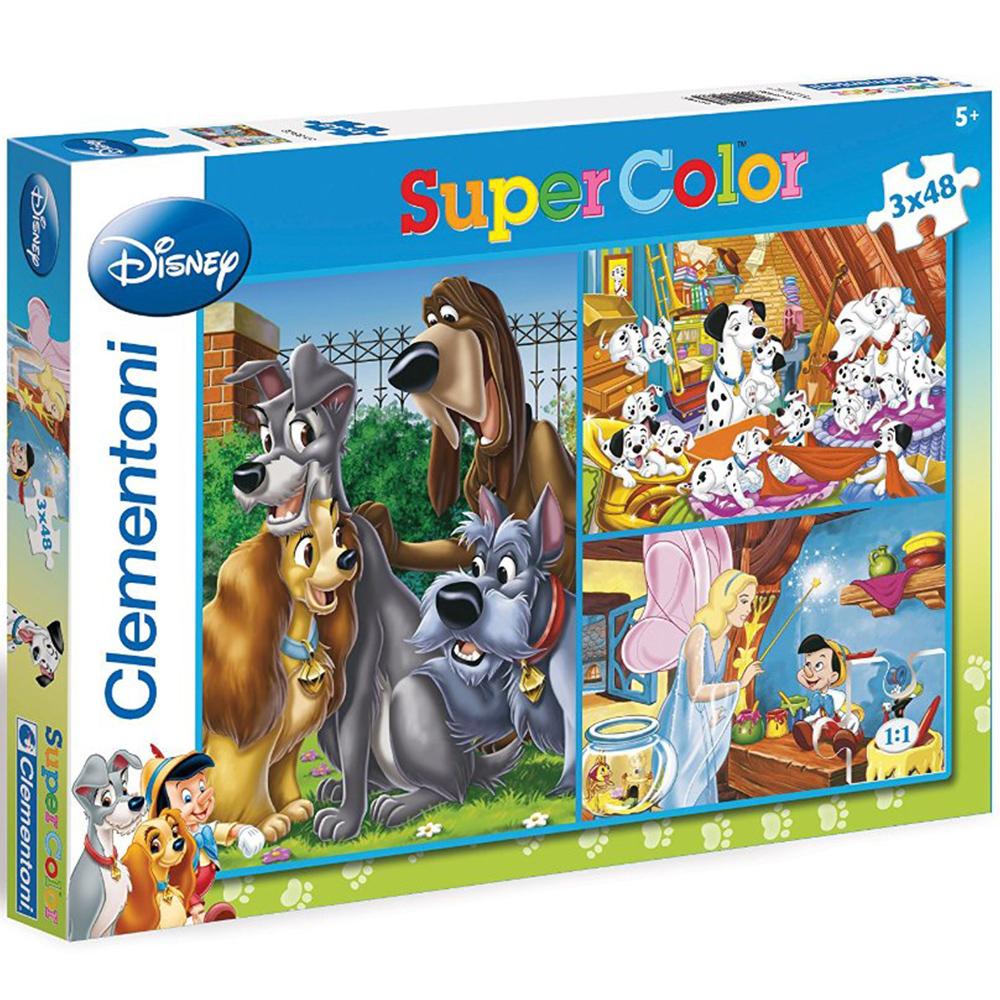 Clementoni Çocuk Puzzle Disney Klasikler 3x48 Parça