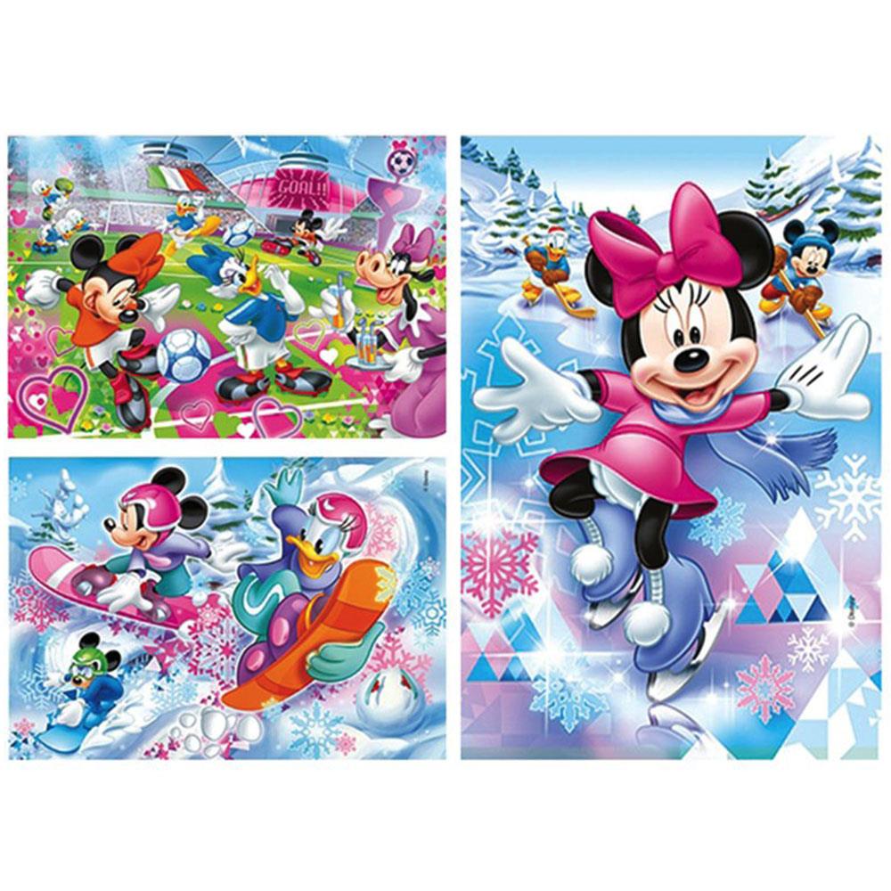 Clementoni Çocuk Puzzle 3X48 Parça Minnie