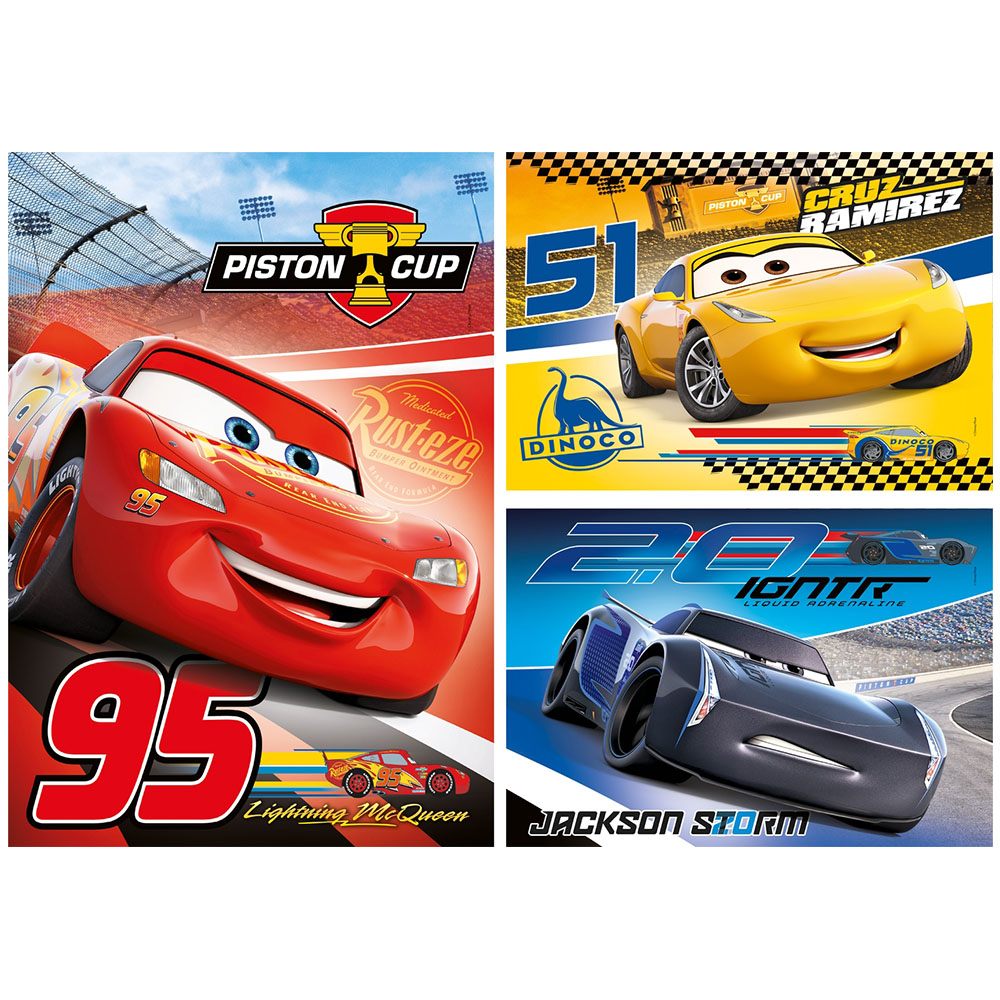 Clementoni Disney Cars 3 Piston Cup 3x48 Parça Çocuk Puzzle