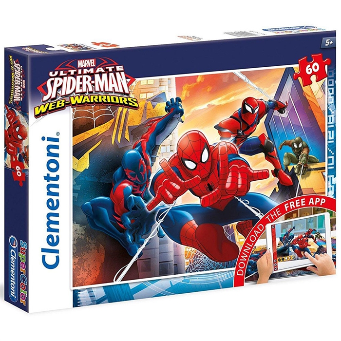 Clementoni Ultimate Spiderman 60 Parça Çocuk Puzzle