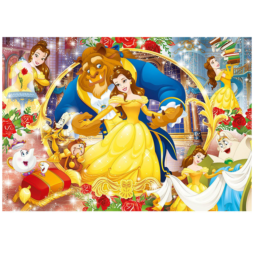 Clementoni Disney Princess Güzel ve Çirkin 60 Parça Çocuk Puzzle