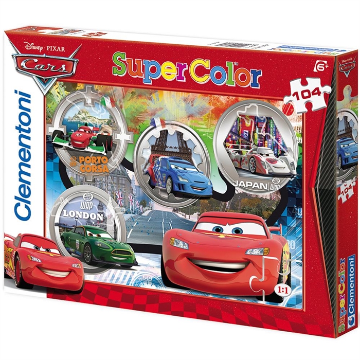Clementoni 104 Parça Çocuk Puzzle Disney Cars | Locopoco Oyuncak