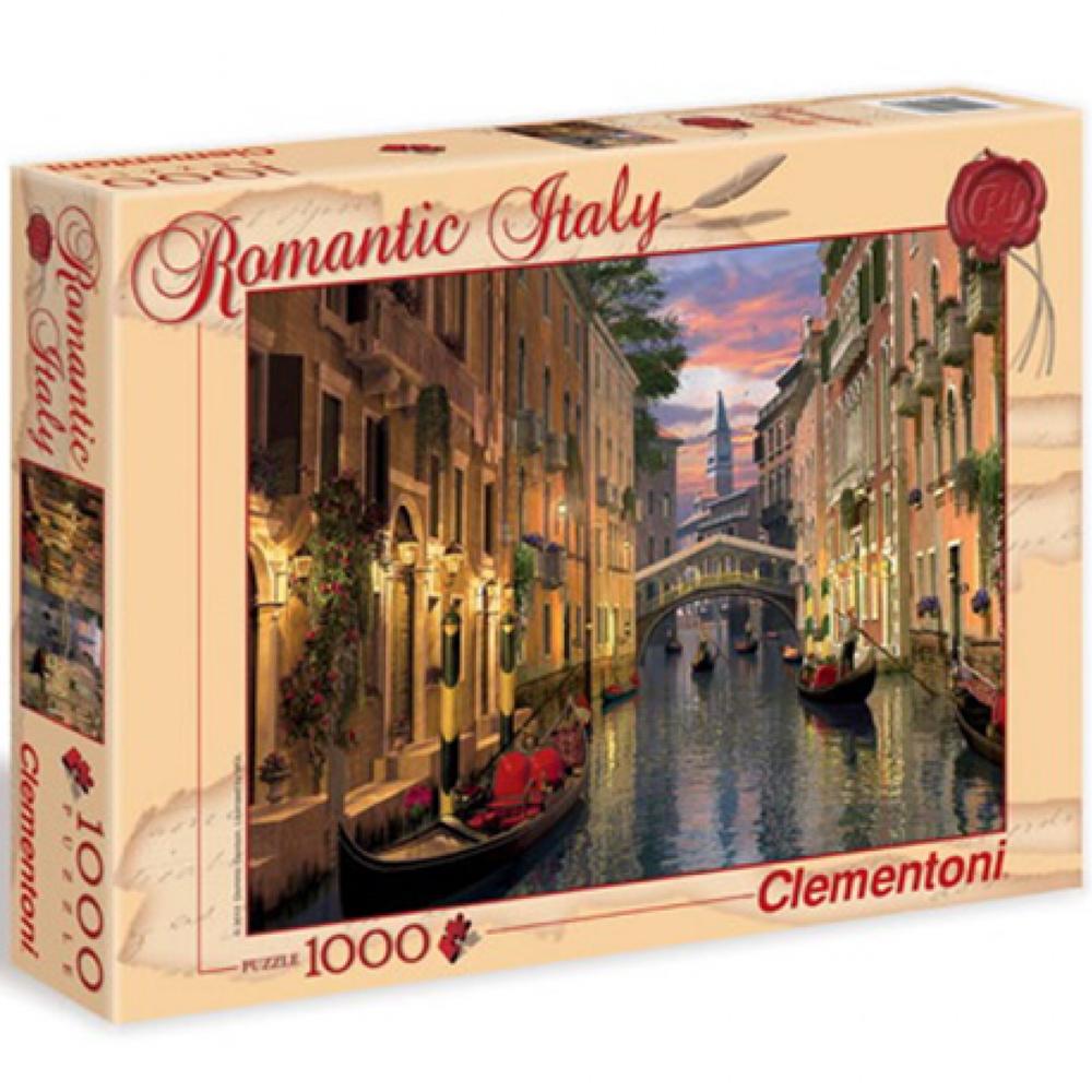Clementoni 1000 Parça Puzzle Romantik İtalya Venezia