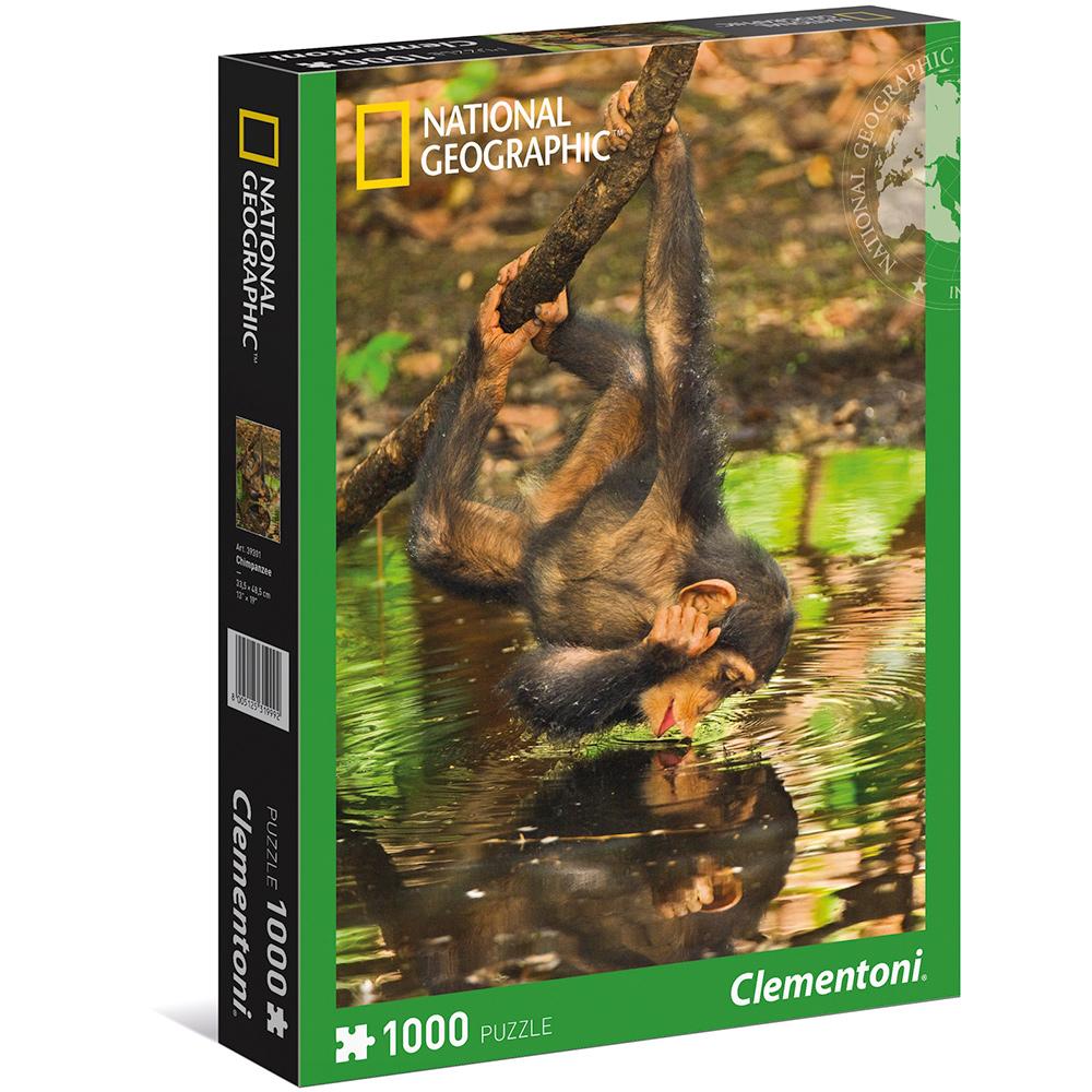 Clementoni 1000 Parça Puzzle Nat Geo Chimpanzee