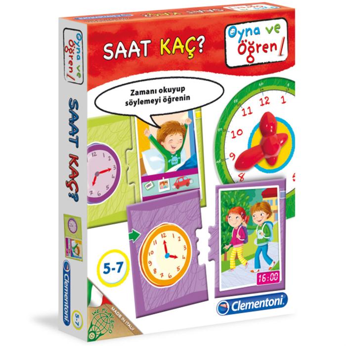 Clementoni Oyna ve Öğren Saat Kaç?
