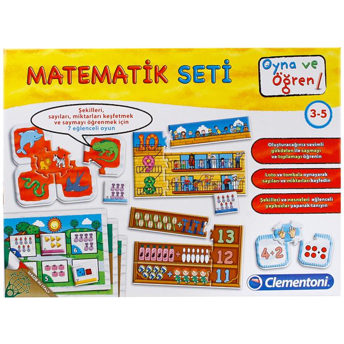 Clementoni Oyna ve Öğren Matematik Seti